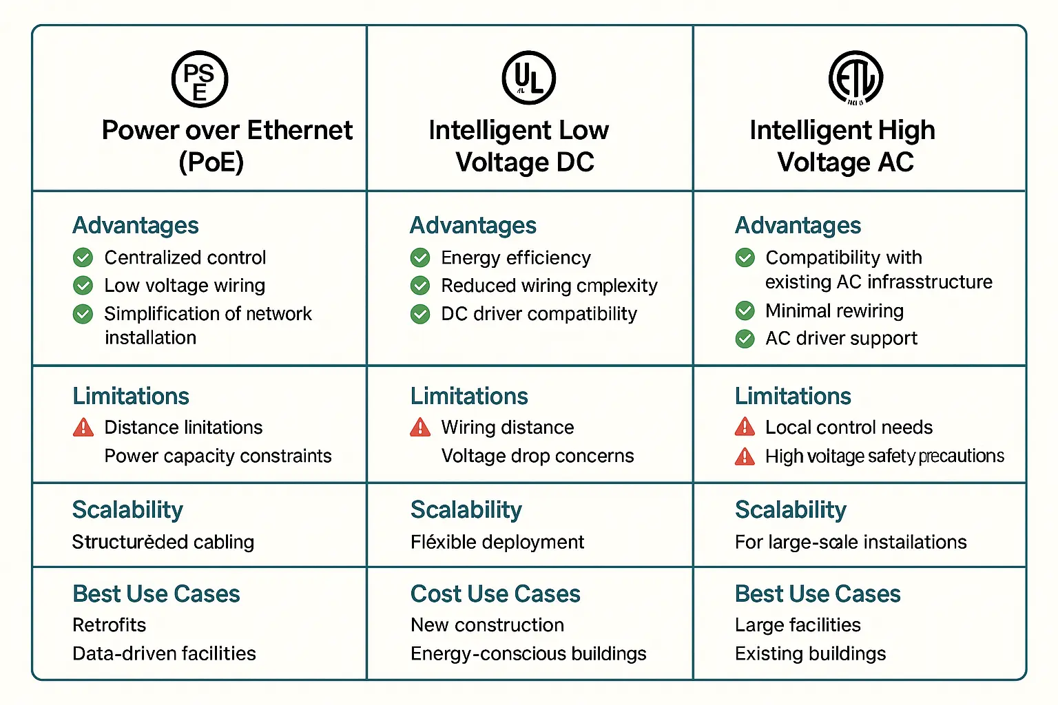 This diagram demystifies AI-driven lighting optimization and scalable network design, building trust by linking technical depth with approachable visualization.
