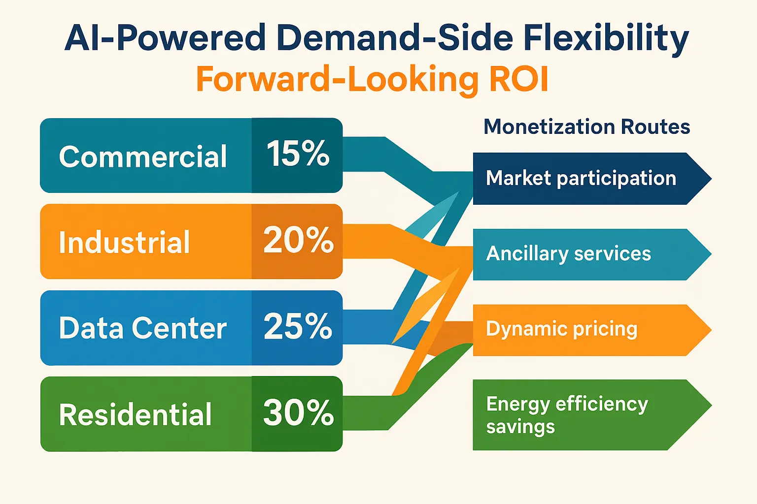 Mapping monetization pathways empowers stakeholders to justify investments in AI-enabled grid flexibility with clear, data-backed financial insights.