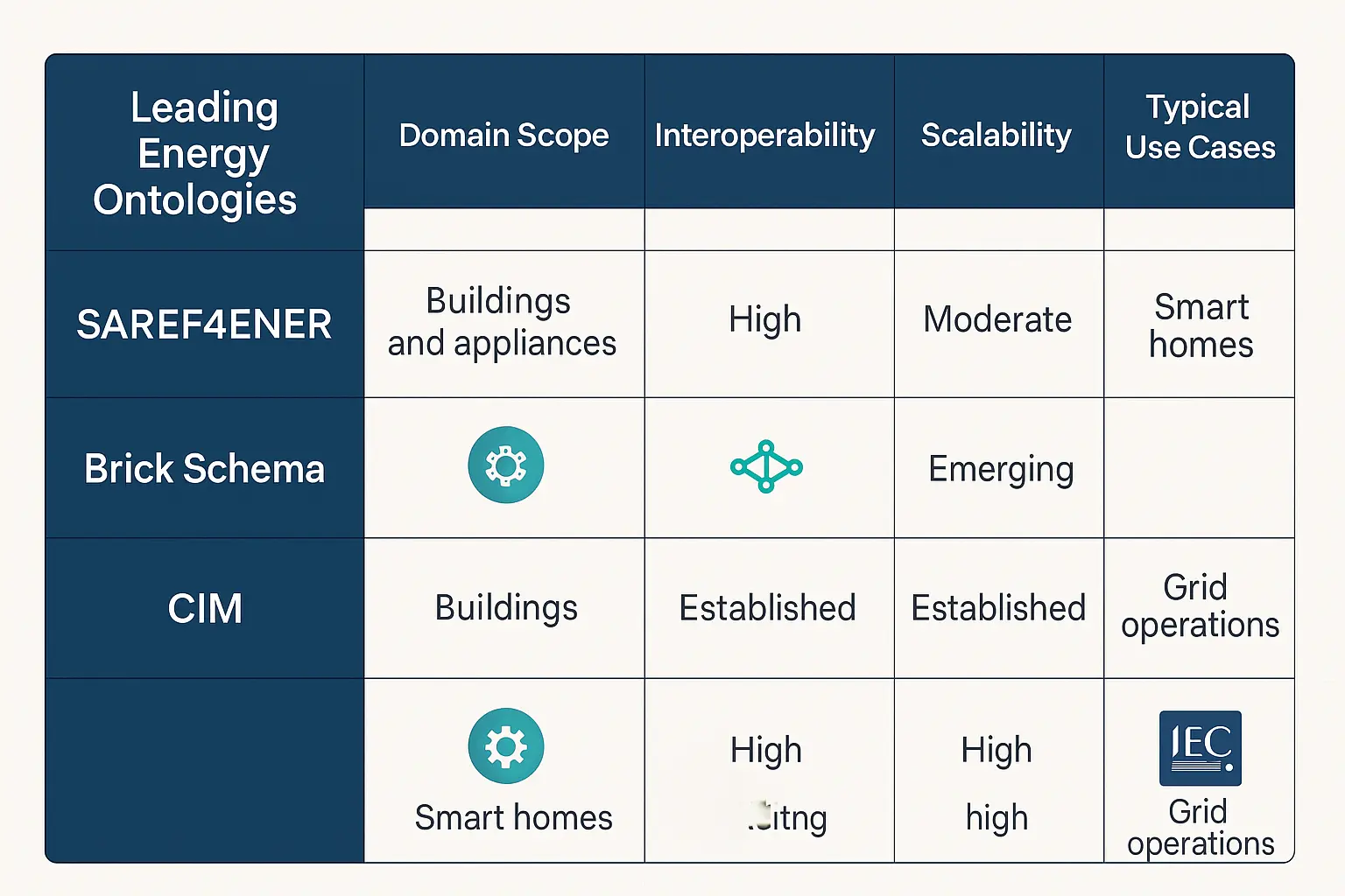Comparison of Key Energy Ontologies: Evaluating Features and Use Cases for Effective Semantic Energy Intelligence