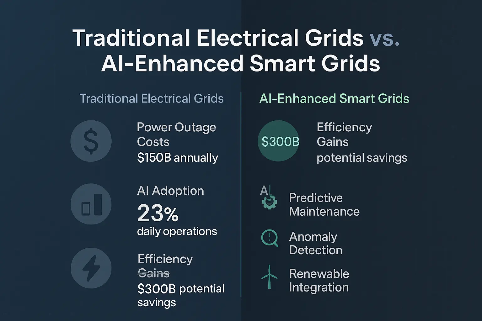 Powerful metrics highlighting AI’s potential to transform electrical grids economically, operationally, and environmentally.