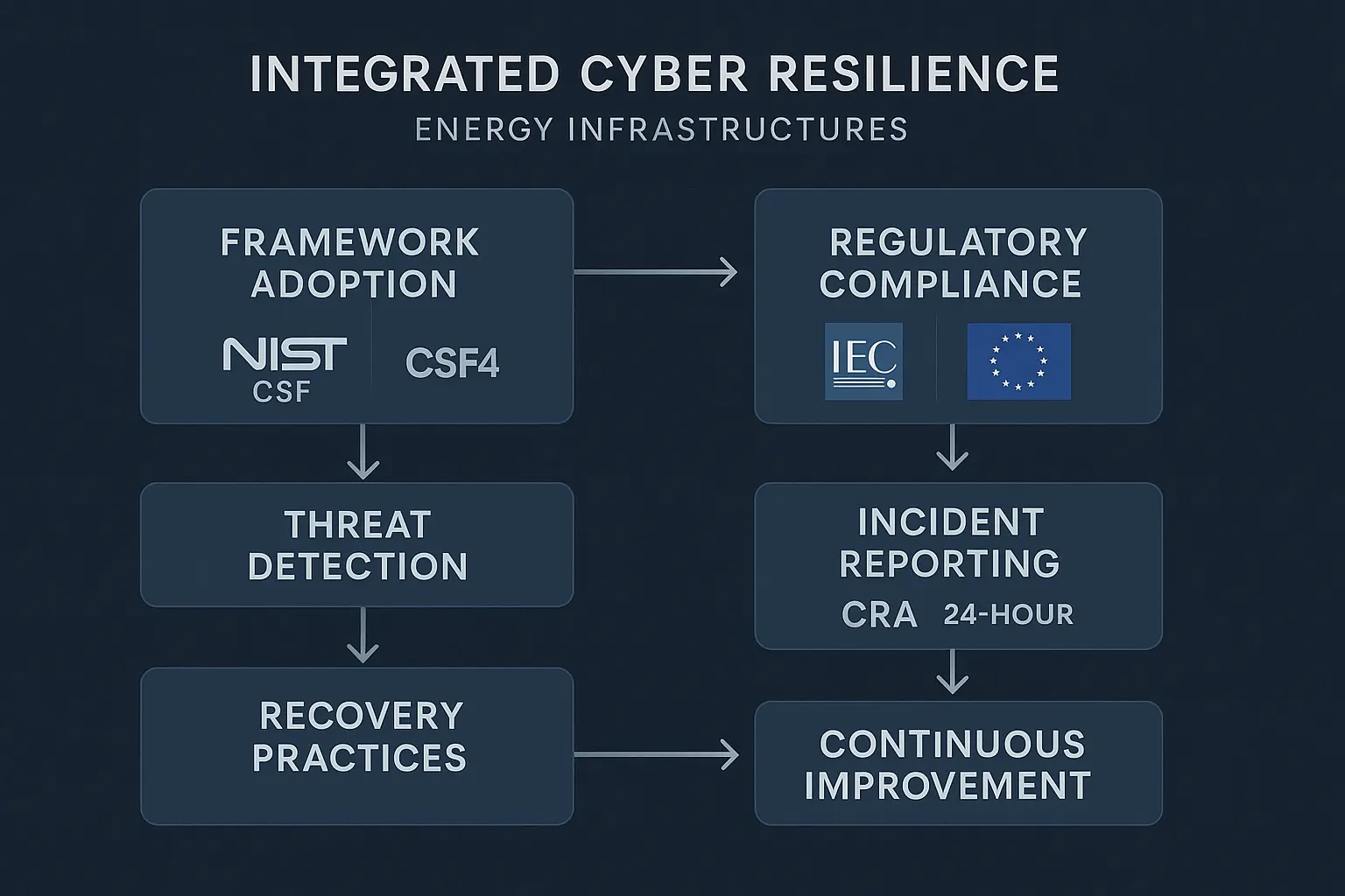 Visualize the measurable business value of disaster recovery and continuity in energy infrastructure.